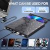 Ultra-Thin 3.0 USB & Type-C Multi-Function External DVD Burner Upgrade