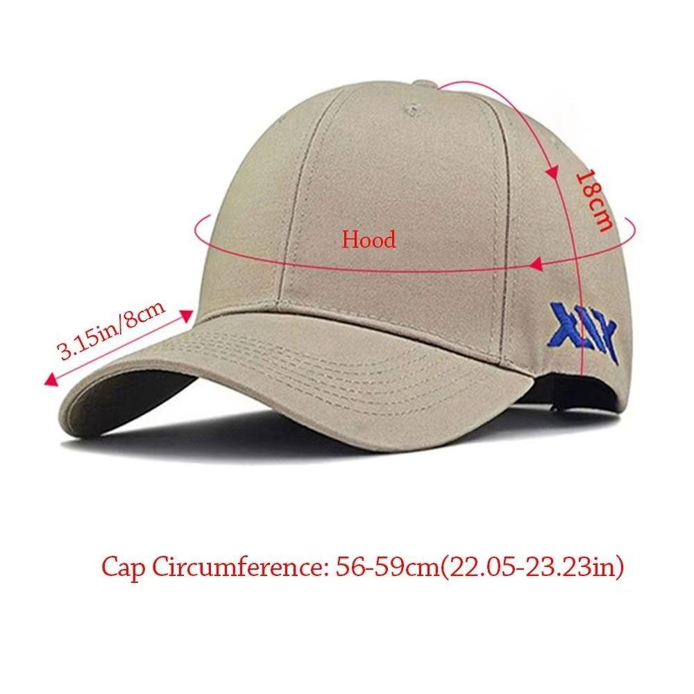 Washable Casual Snapback Caps Adjustable Large Size Baseball Caps Hip Hop Sunscreen Hats  Summer