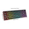 Compactly Mechanical Keyboard 68Keys Wire Keyboard with LED Backlighting and Durability Build Quality High Performances