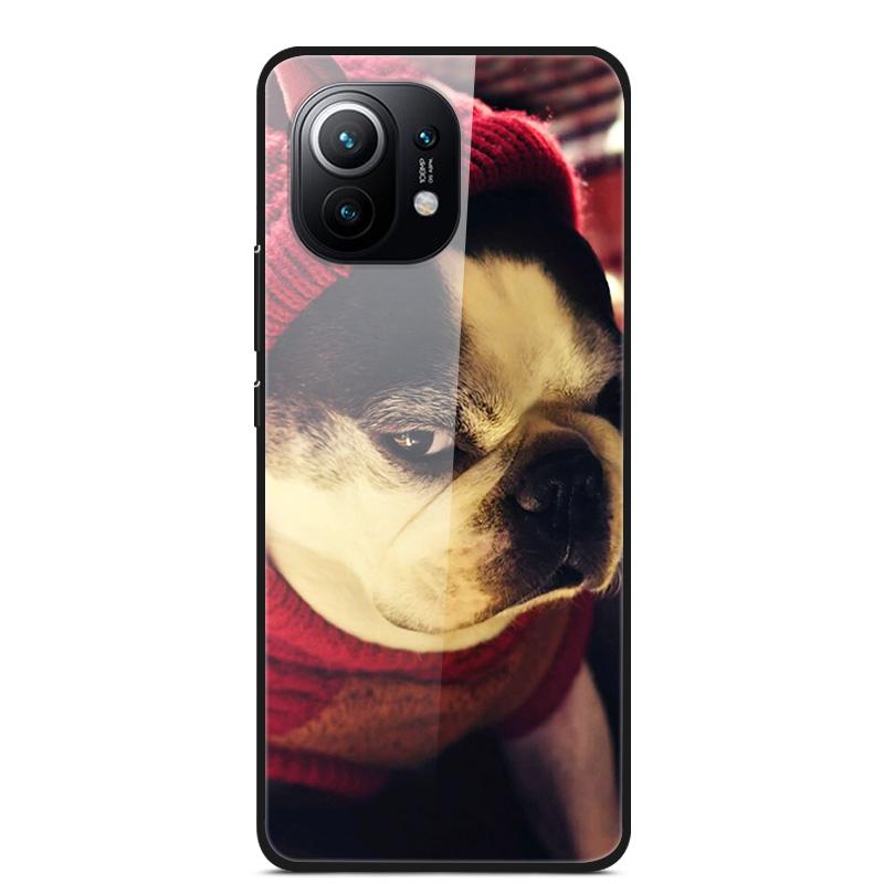Luxury Cover Case for Xiaomi mi 11 Tempered Glass Cover for Xiaomi mi 11 Lite 5G NE Phone Case for Xiaomi Mi 11 mi11 Lite Coque