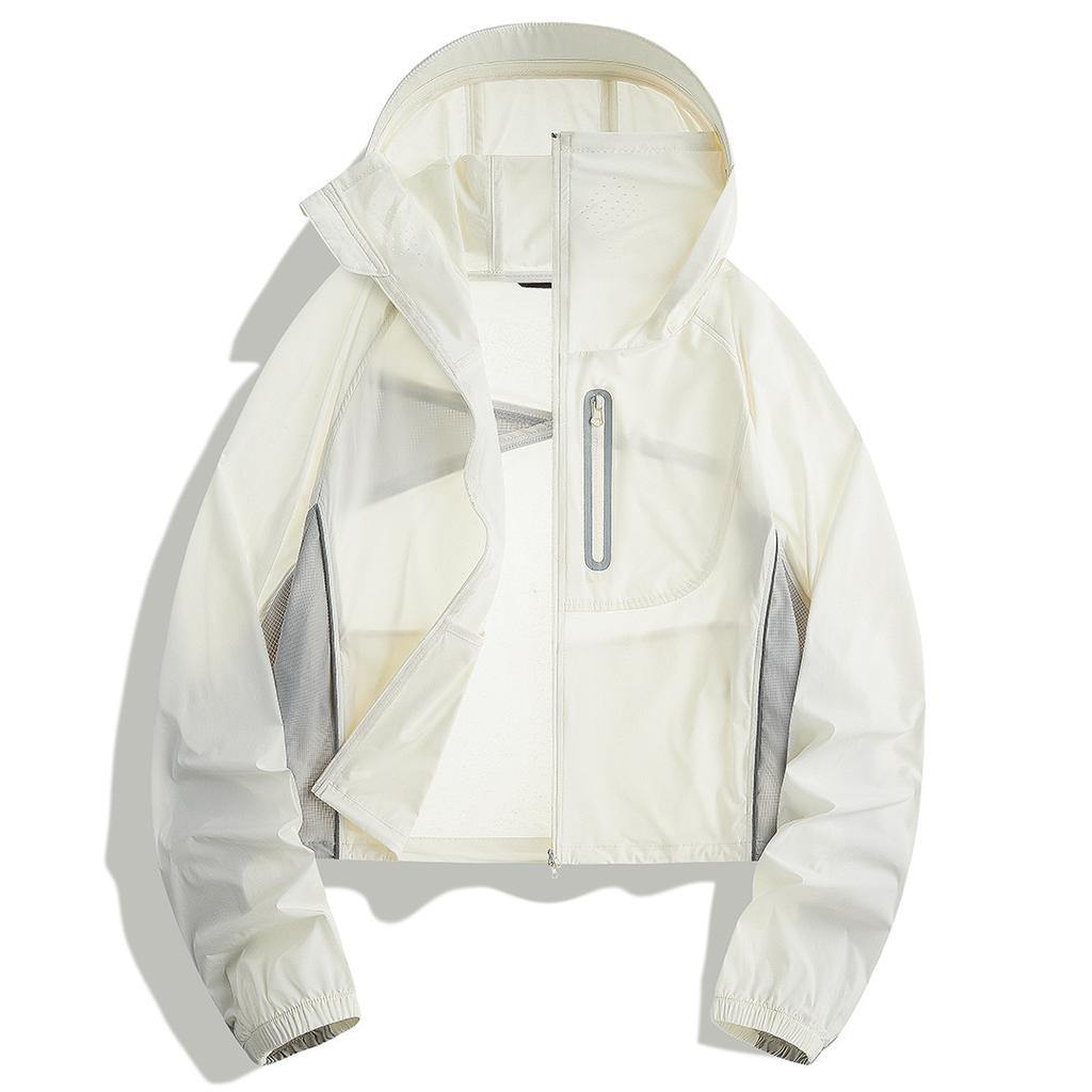 Summer new outdoor sports hooded skin clothes breathable comfortable fashion jacket UV protection casual versatile