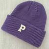 Winter Warm Knitting Cap Hat Woolen Yarn Cuff Knit Beanie Gift Fleece Warm Knitted Hat  Men