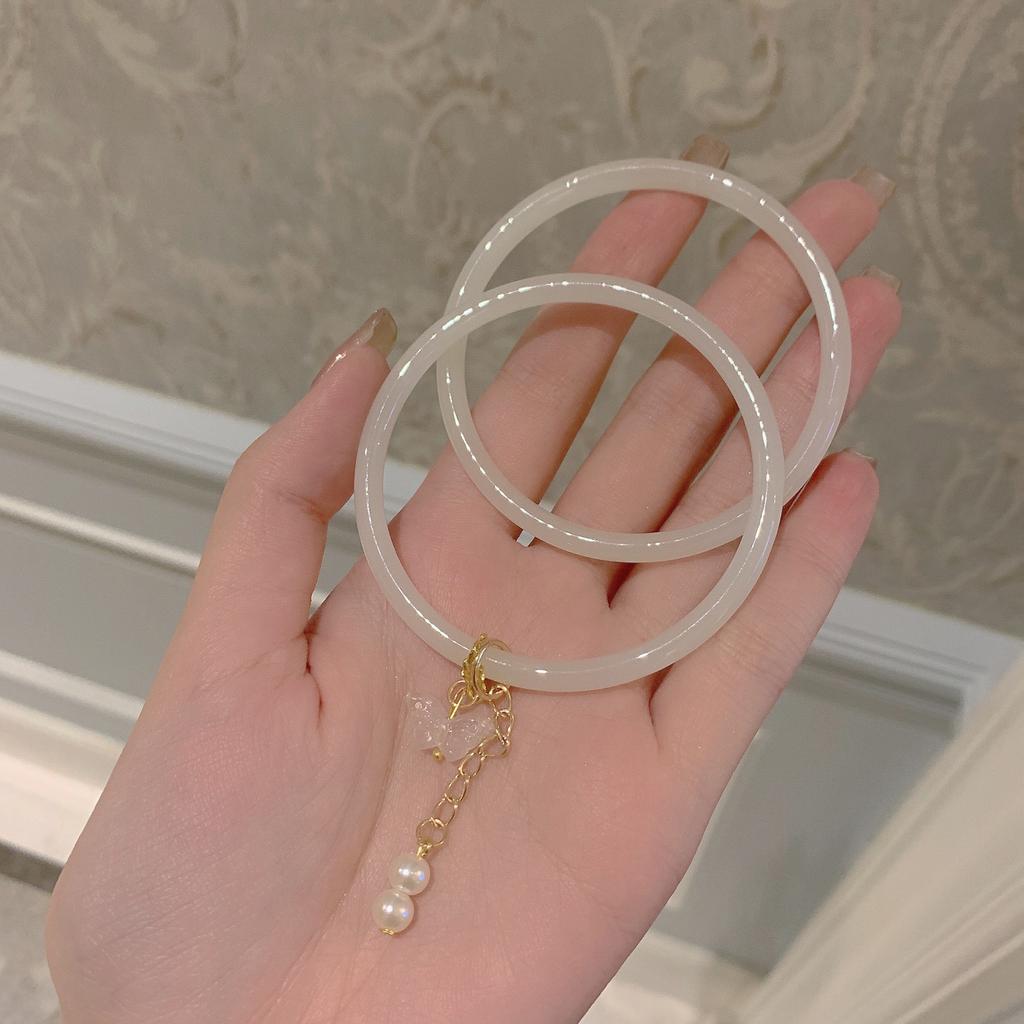 Shanzhi white tea poetry collection, step by step jingle bracelet temperament gentle super fairy niche bracelet