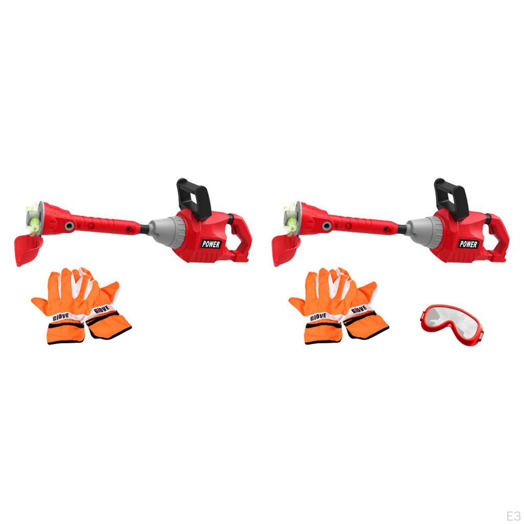 Kids Grass Trimmer Toy Yard Tool Educational Crafting Hand Eye Coordination