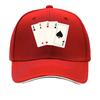 Four Aces Poker Card Fan Hip Hop Hat Fashion Outdoor Sports Sandwich Baseball Cap