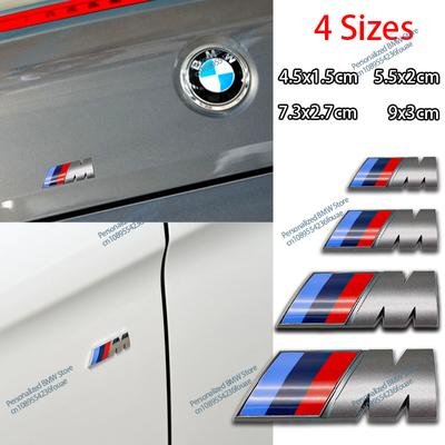 1PCS Car Fender Side Emblem Rear Trunk Badge M Logo Sticker For G05 M M3 M5 M6 E46 E90 F30 G20 E36 E34 G20 G30 Accessories