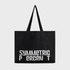 Color Logo Cotton Bag / Black