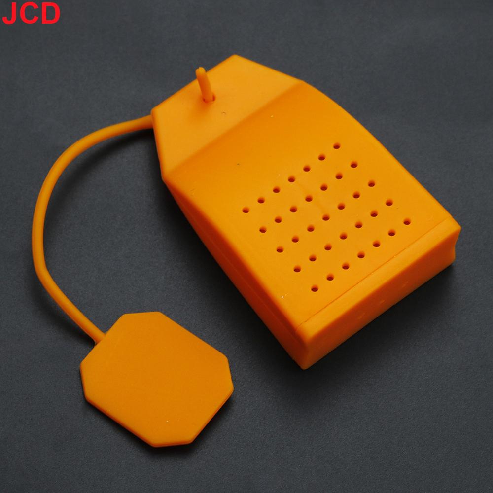 JCD Silicone Tea Infuser Bag Reusable Safe Loose Leaf Tea Bags Strainer Filter for Tea Drinker Utensils Random Color