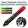 HT662 Brake Fluid Liquid Oil Tester with Sound and Light Alarm Analyzer Meter for DOT3/DOT4/DOT5.1 Brake Fluid Content Detector