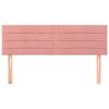 Headboards Pink 144x5x78 88 Cm Velvet