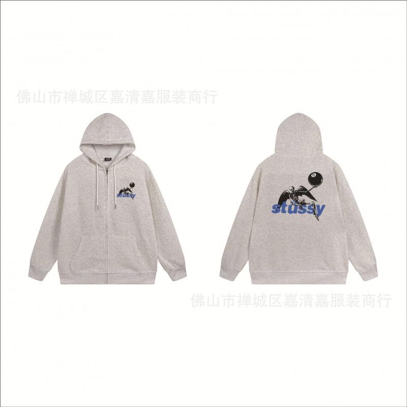 Mens Oversized Zip-Up Hooded Sweatshirt Casual Streetwear Cotton Pullover Fall