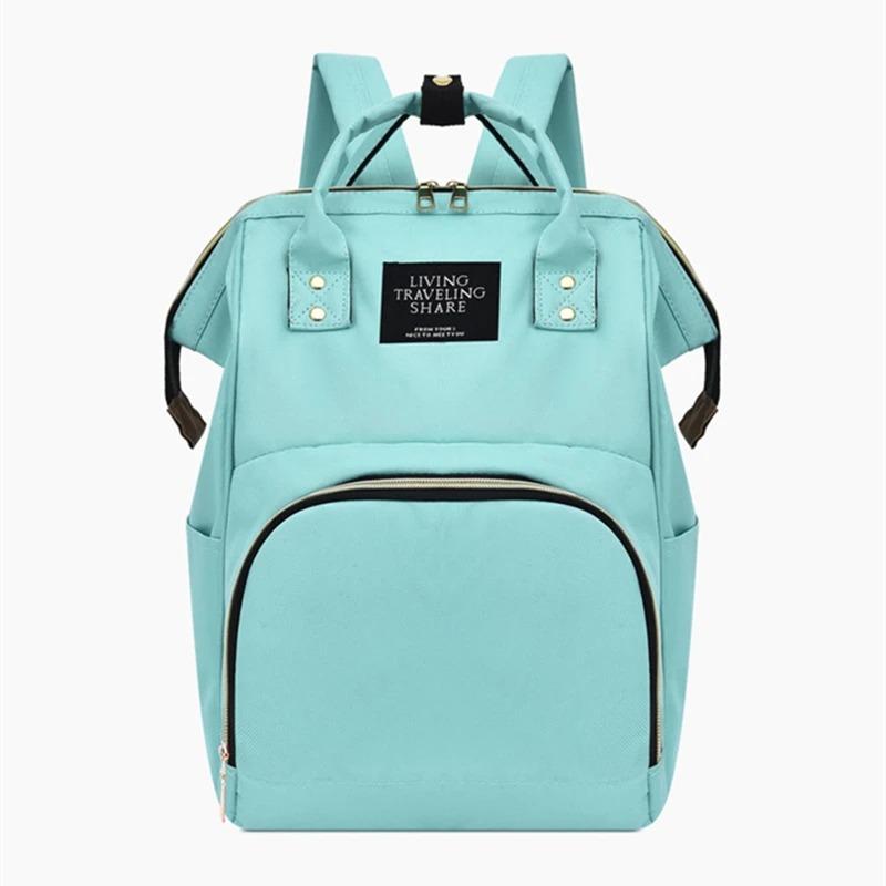 Torba Mommy: Prosta, stylowa, lekka torba dla mamy z podwójnym ramieniem: Wielofunkcyjny, wychodzący plecak dla matki i dziecka o dużej pojemności