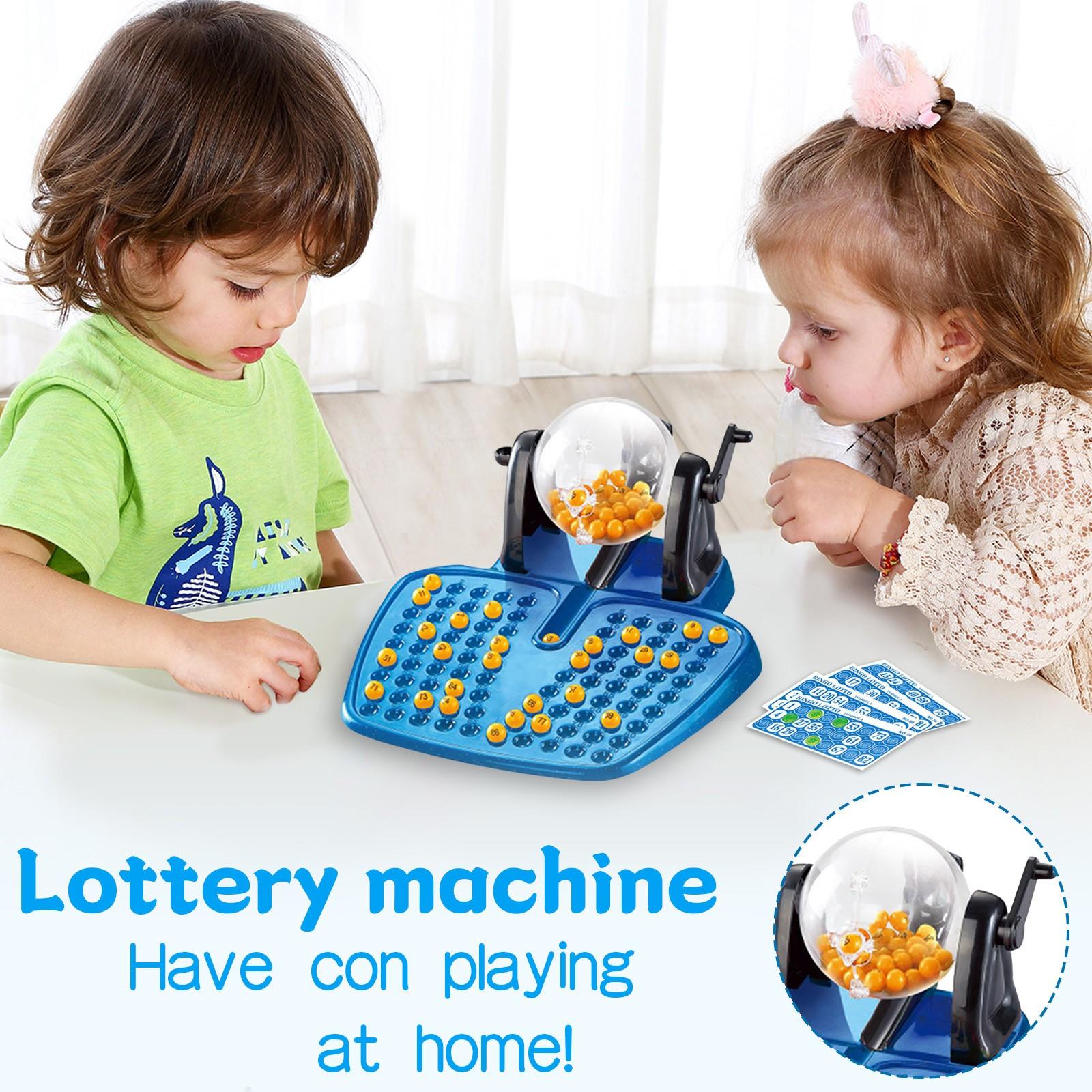 

Полный игровой набор, традиционная семейная игровая машина с числами, для детей и взрослых, подарок One Size синий