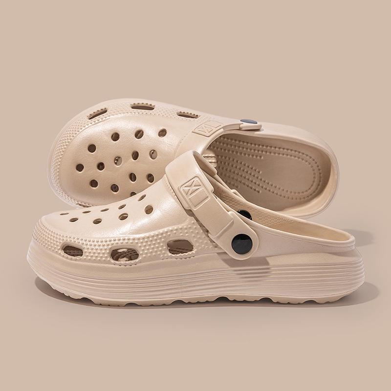 2025 Heren Zomer Strand Sandalen met Dikke Zool en Gesloten Teen