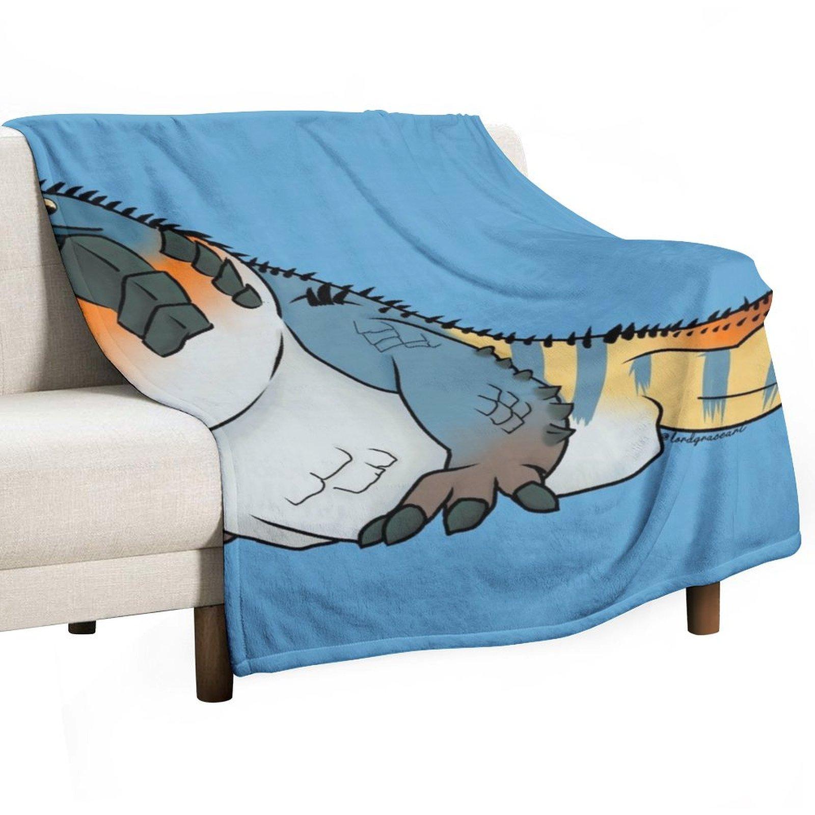 Dodogama Fan Art Throw Blanket Decorative Sofa Shaggy Extra Large Throw anime Blankets 30x40in