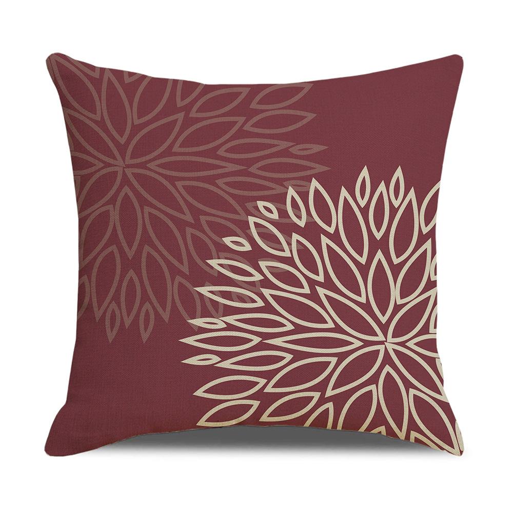 Nuova Copricuscino Decorativo Nordic Moderno Semplice in Lino Copricuscino per Divano con Motivo Geometrico