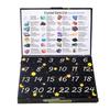Natural Gemstone Advent Calendar Christmas Advent Calendar Rocks Kids 24 Days Natural Rock Calendar Gemstone Stone Learning Kit