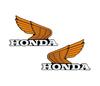 Minimoto Honda CLASSICS Old Wing Sticker 14 (Yellow 14) [Post-mail