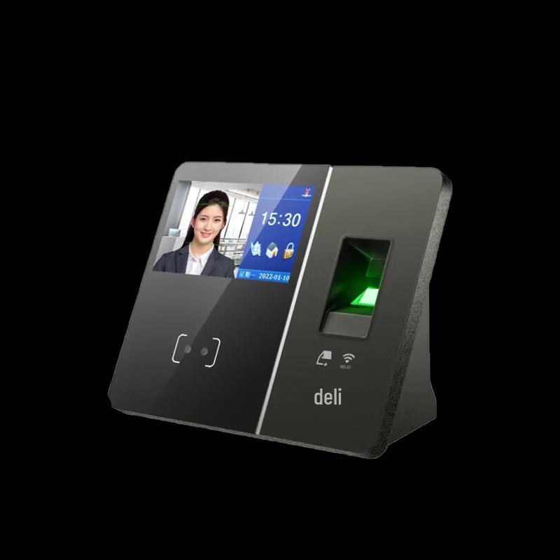 Deli 13750CS Smart Cloud Fingerprint Time Clock