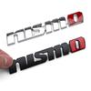 1Pcs Nismo Car Front Grille Car Emblem Badge Sticker Rear Trunk Decals for Nissan Nismo 370Z GTR Almera Tiida Juke Qashqai 350Z