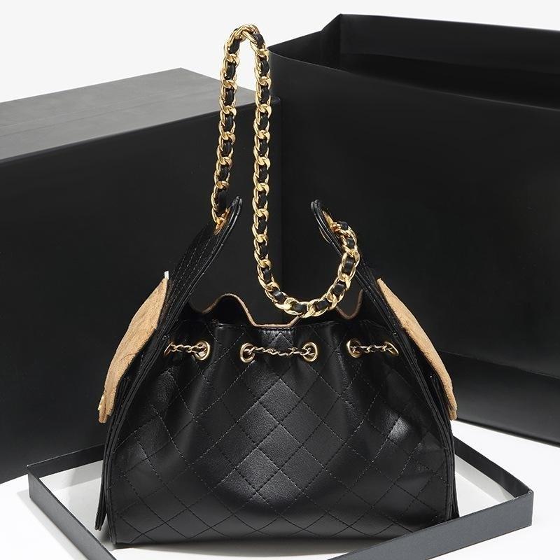 Damentasche im Xiaoxiang-Stil, Leichter Luxus, Modische Bucket Bag, Achseltasche, Umhängetasche