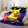 2026 New1PC Pokémon Pikachu Pattern Blanket Warm Soft Fluffy Kids and Adults Sofa Bed Throw Blanket Outdoor Travel Camping Luxur