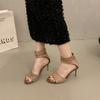 Women High Heeled Sandals Designer Shoes Elegant Summer 2025 New Dress Pumps Party Shoes Fashion Stilettos Comfort Sandalias