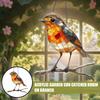 Sun Catchers Acrylic Window Hangings Garden Sun Catcher High-Transparency Clear Stained Ornament with Bird Patterns for Home