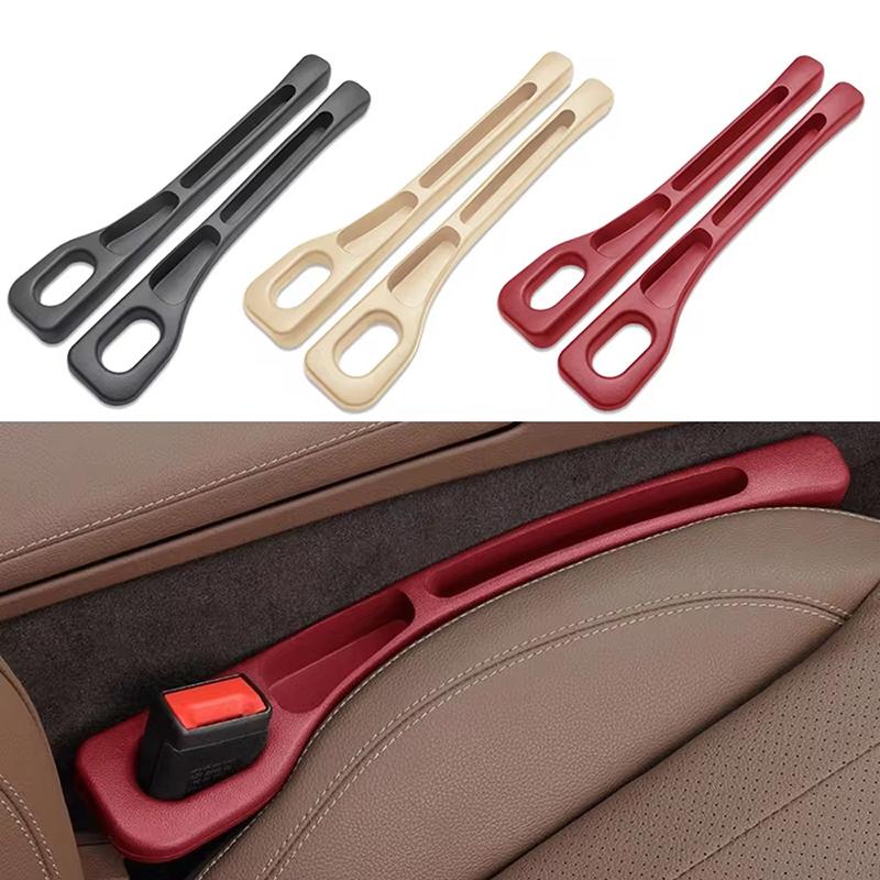 2PCS Car Seat Gap Filler Between Seats Console Organizer Seat Crevice Storage Box Bag Decoration Interior Auto Accessories