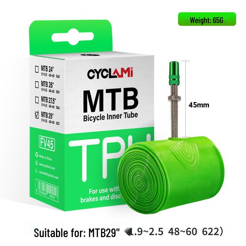 

Сверхлегкая ТПУ камера CYCLAMI для шин горного велосипеда