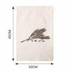 Reusable Linen Bread Bag Oxford Cloth Drawstring Bag Durable Bread Storage Bags  Kitchen Supplies