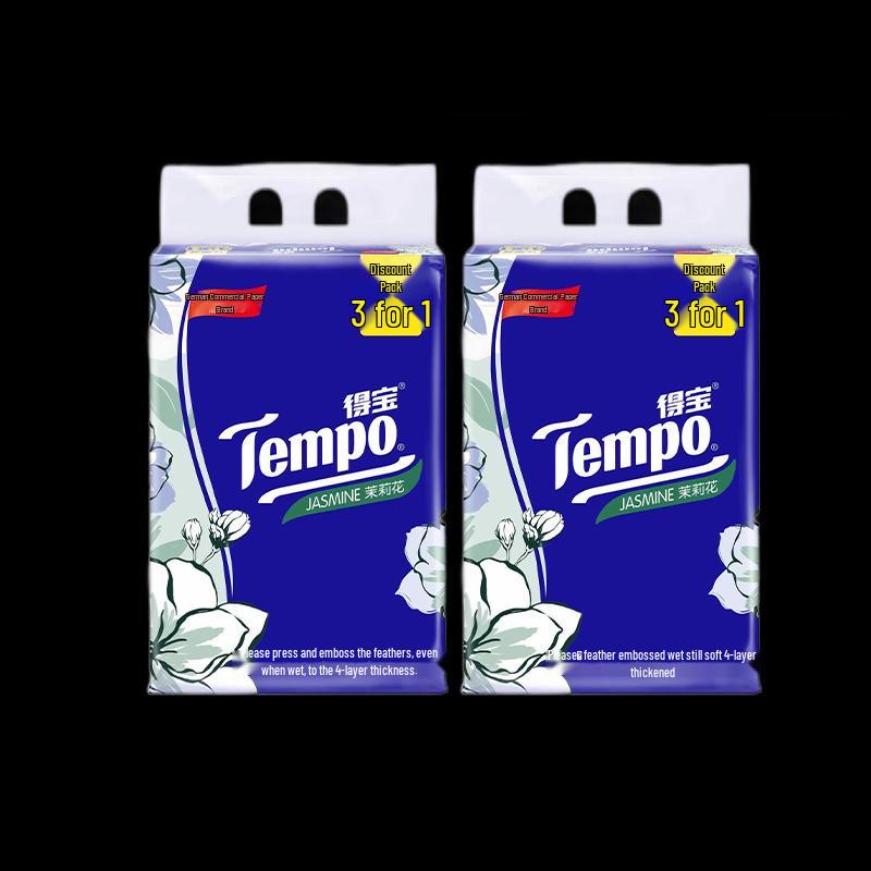 Tempo Jasmine Scent 4-Ply Facial Tissues