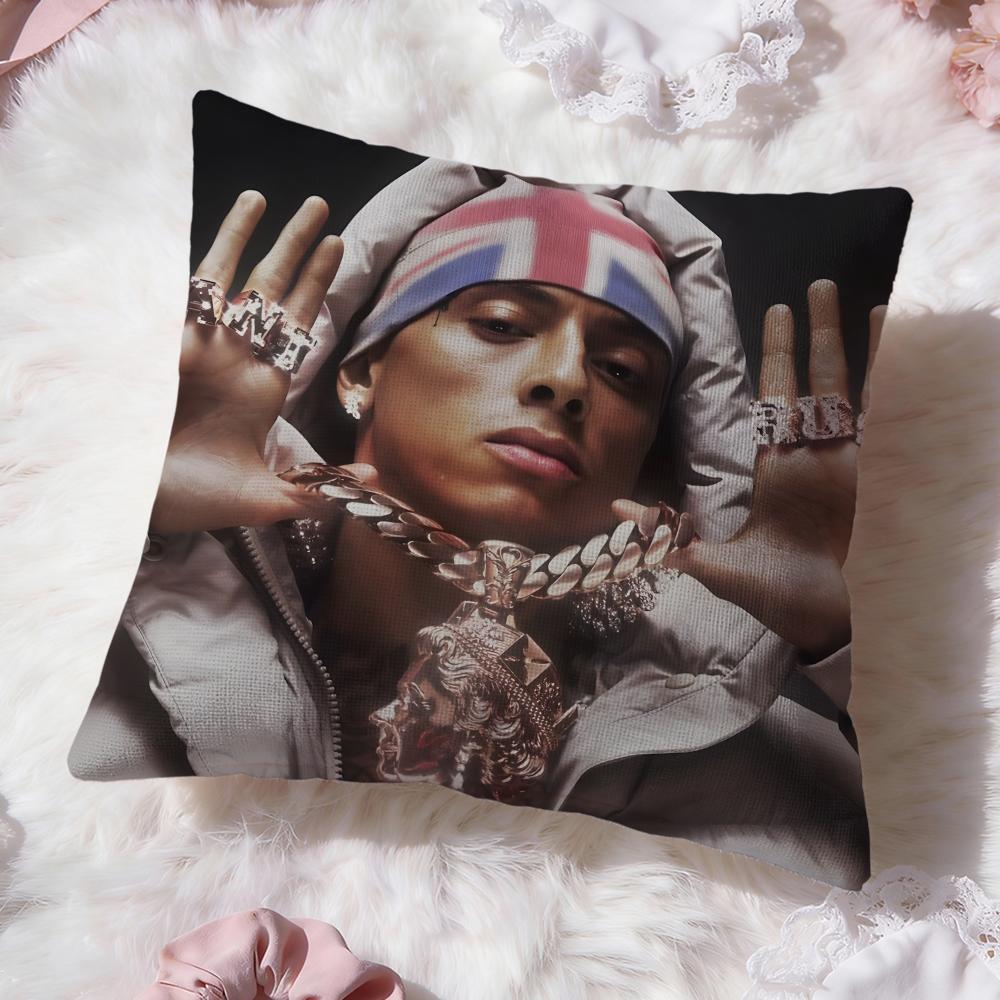 RAP C-Central Cee Cushion Cover Premium Comfort Reversible Pillow Cove -Two In One Design for Any Room & Car Interior