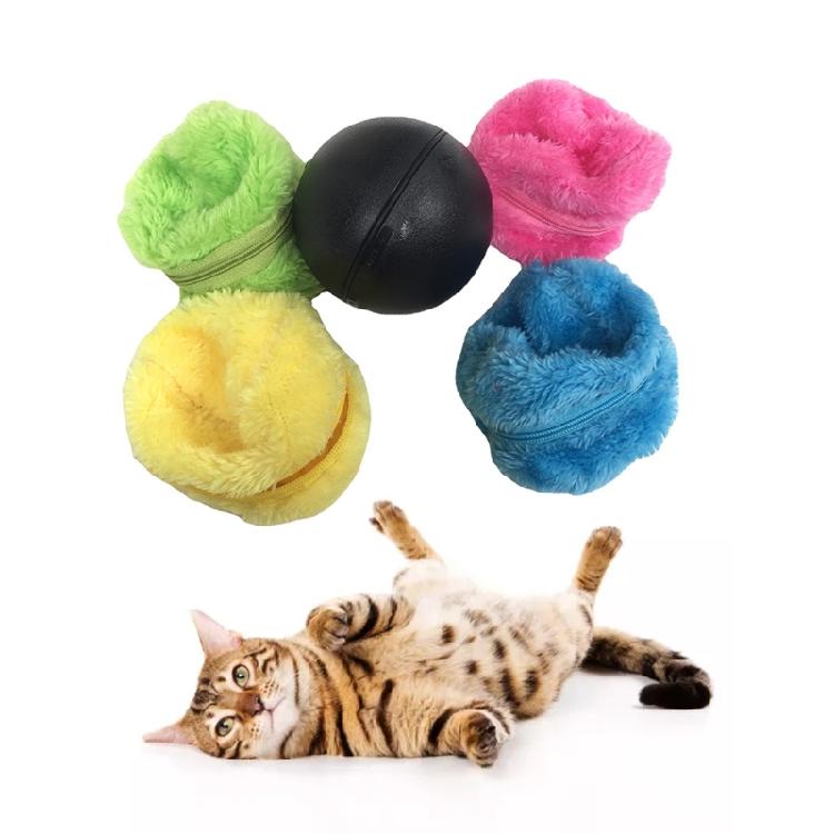Automatic Rolling Ball for Pet Cats Electric Running Ball Selfteasing Toy for Dog Cats Indoor Outdoor Enrichment