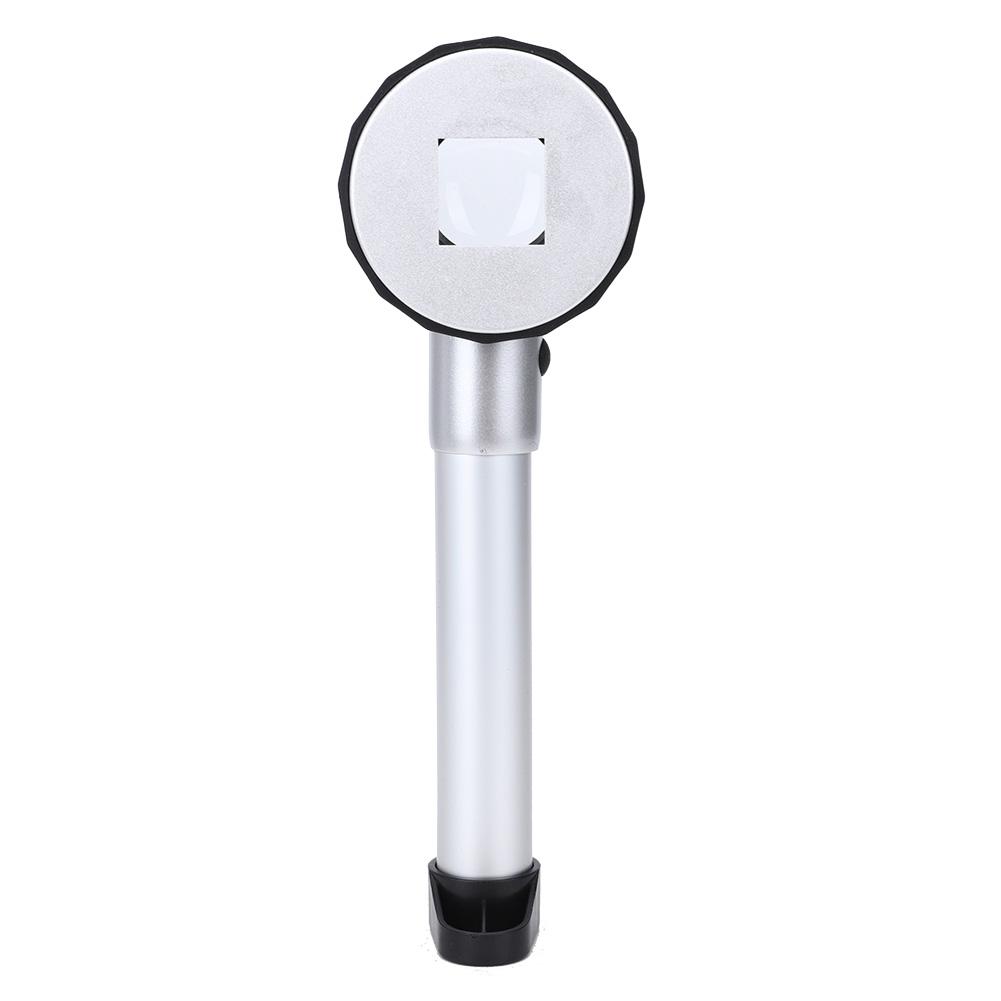 10X Portable Pocket LED Mini Magnifier Loupe Magnifying Glass with Scale for Observing