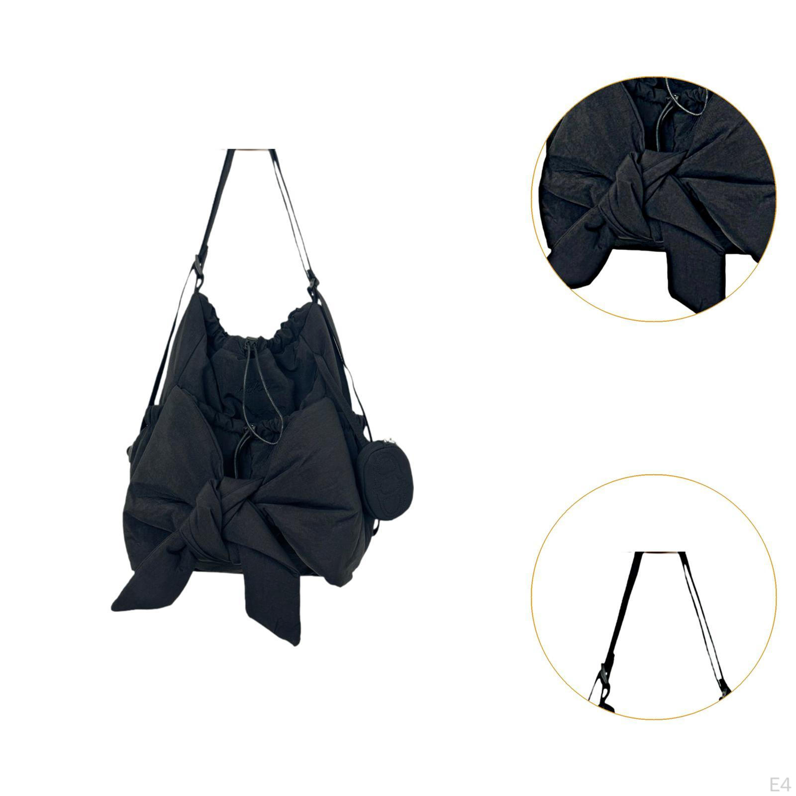 Рюкзак для женщин Рюкзак для девочек Bowknot Покупки На работу Спорт серый — фото 6