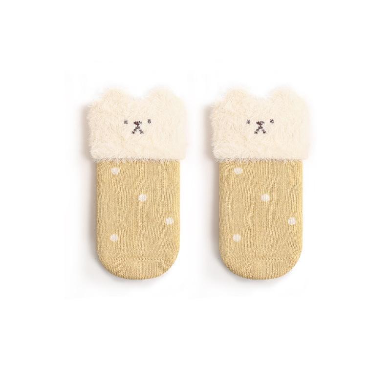 Winter Warm Baby Socks Thick Cartoon Newborn Mid Tube Socks Soft Kids Socks For Boys And Girls
