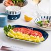 JingJingRS 10-Piece Japanese Style Dinnerware Set with Ceramic Spoons