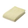 MUJI Fluffy Pile Bath Towels (Patterned), Set of 4, 60 X 120 Cm, Yellow Stripe/Soft, 84835124