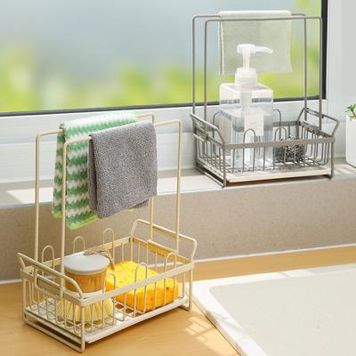 Creatieve Multifunctionele Sponsdoek Afdruiprek Houder Keuken IJzer Staalbal Afwasmiddel Opbergrek Huishoudelijke Organizer