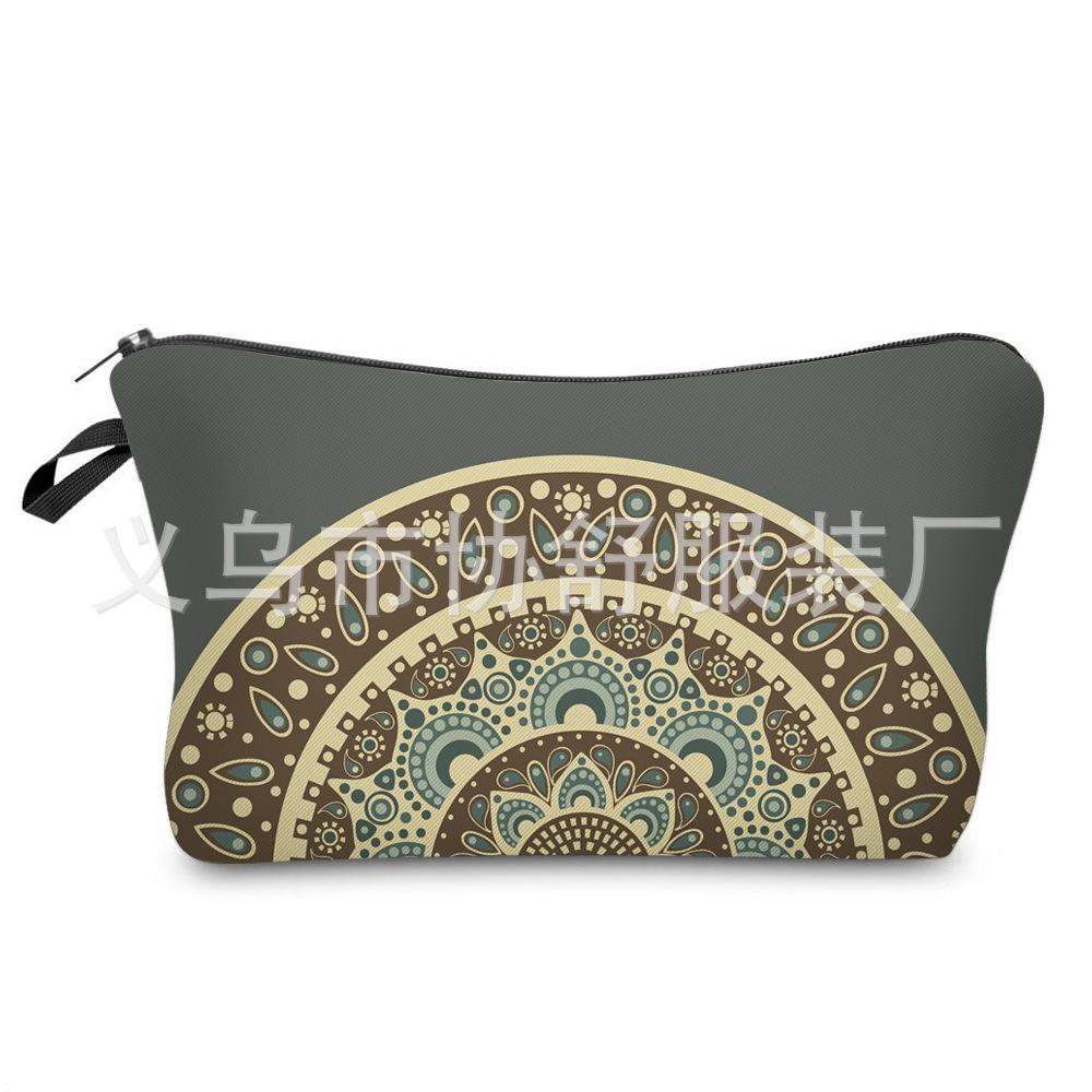 3D Printed Datura Makeup & Clutch Bag - Women's Storage Toiletry Bag