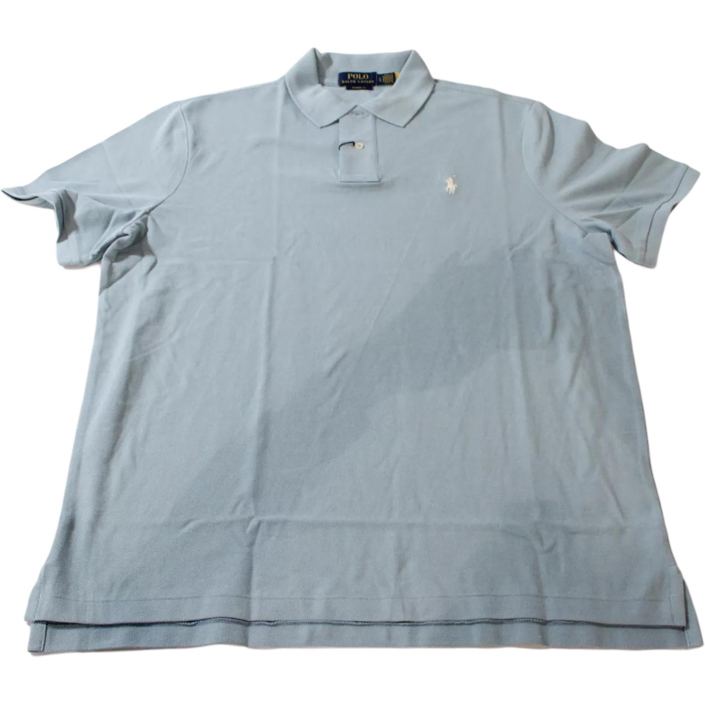 

Polo Ralph Lauren Iconic Mesh Однотонная рубашка поло с вышитым логотипом, с коротким рукавом, мужская, топы, синяя, 710534735422 XL