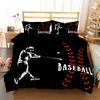 2/3pcs Duvet Cover Set, Baseball Pattern Printed Bedding Set, Soft Comfortable Duvet Cover, For Bedroom, Guest Room