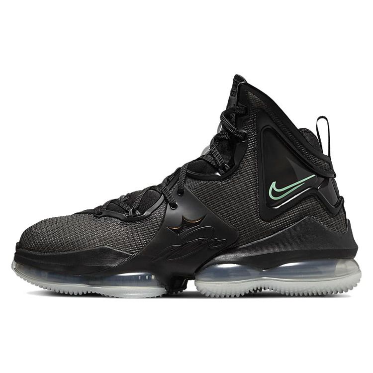 

Кроссовки унисекс Nike LeBron 19 Black Green Glow антрацит CZ0203-003 41