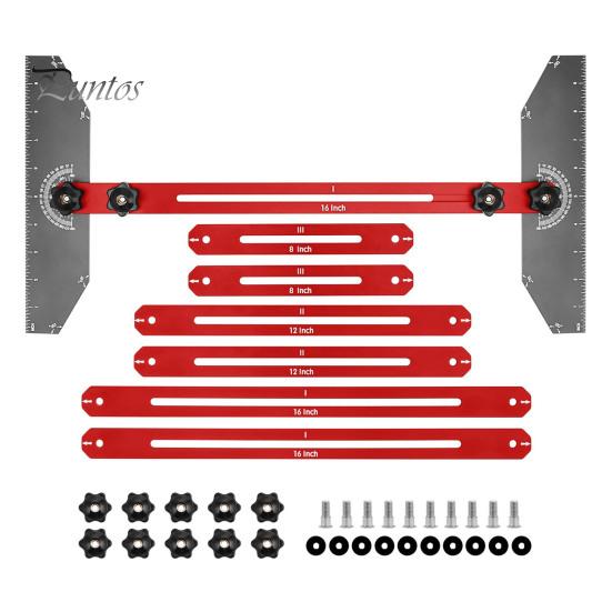 

Шаблон для ступеней лестницы, высокоточный, регулируемый, простой в использовании, портативный измеритель ступеней лестницы с угловой измерительной отметкой красный