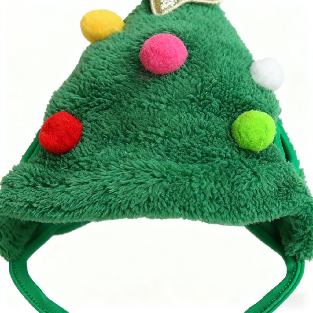 Christmas Dog Costume Set Holiday Party Cosplay Pet Hat And Bandana Apparel Dog Christmas Outfit Costumes For Photo Props