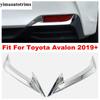Rear Fog Lights Lamps Eyelid Eyebrow Decoration Cover Trim For Toyota Avalon  -  ABS Chrome Accessories Exterior