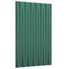 VidaXL 36x Roofing Panels Profiled Sheets DIY Roof Shed Garden Shelters Stable Mobile Home Galvanized Steel 319128