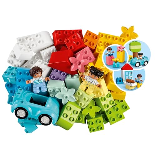 LEGO Duplo Duplo Container Deluxe Set, Educational Toy for Toddlers, Boys and Girls, First LEGO Building Blocks, Ages 18 Months, 2 Years, and 3 Years,