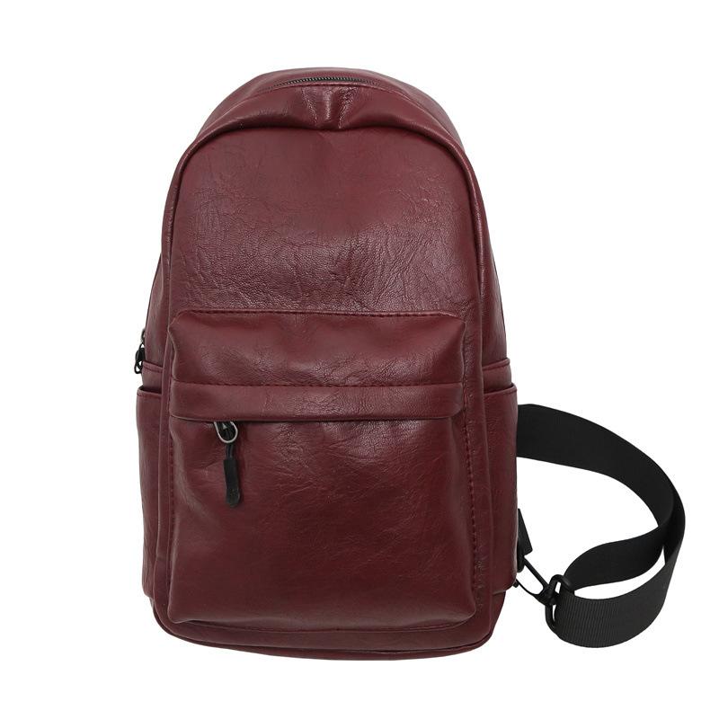 Charming choice! Oily leather large-capacity backpack, Korean version of fashion interprets the new style of women's commuting